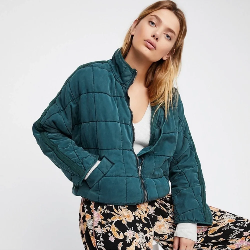 RARE Free People | Dolman Quilted Knit Jacket | Large
